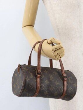 LOUIS VUITTON Monogram Papillon 22 Hand Bag M51367 LV Auth fm5077